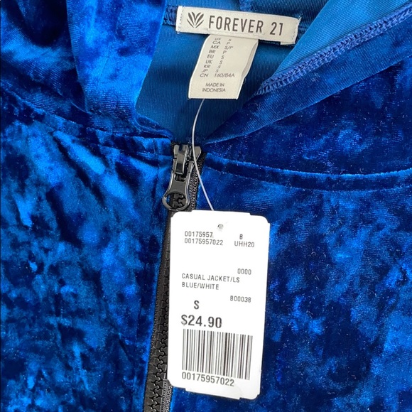 Forever 21 Active Crushed Velvet Hoodie - Picture 5 of 5